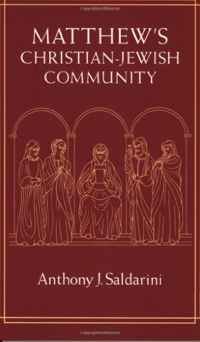 Seller image for Matthew's Christian-Jewish Community (Chicago Studies in the History of Judaism) by Saldarini, Anthony J. [Paperback ] for sale by booksXpress
