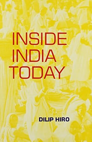Immagine del venditore per Inside India Today by Hiro, Dilip [Hardcover ] venduto da booksXpress