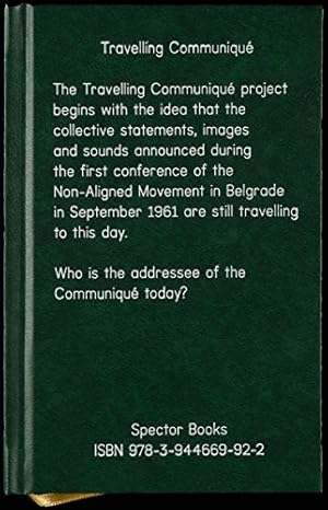 Image du vendeur pour Travelling Communiqué [Hardcover ] mis en vente par booksXpress