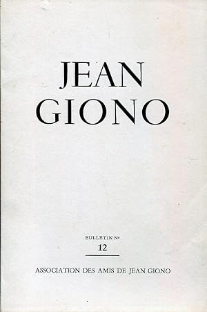 Seller image for Association des Amis de Jean Giono 12 for sale by Sylvain Par