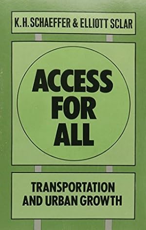 Seller image for Access for All: Transportation and Urban Growth Paperback for sale by booksXpress
