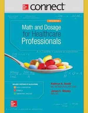 Seller image for Connect Access Card for Math & Dosage Calculations for Healthcare Professionals by Booth, Kathryn, Whaley, James, Palmunen, Jennifer, Sienkiewicz, Susan [Printed Access Code ] for sale by booksXpress