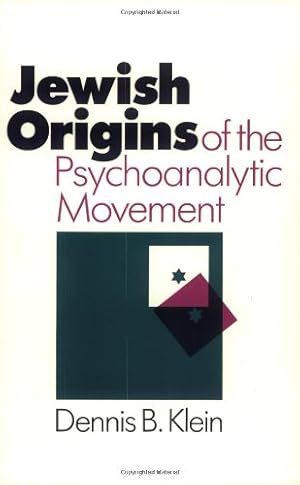 Imagen del vendedor de Jewish Origins of the Psychoanalytic Movement by Klein, Dennis B. [Paperback ] a la venta por booksXpress