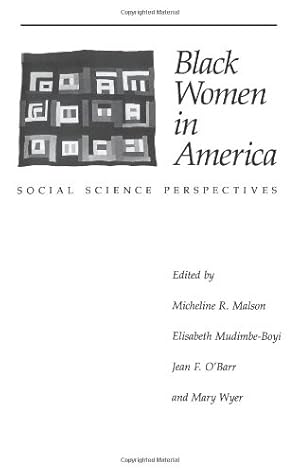 Immagine del venditore per Black Women in America: Social Science Perspectives [Paperback ] venduto da booksXpress