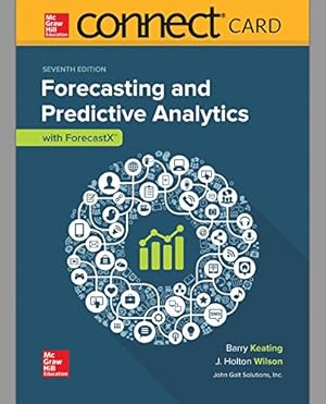 Bild des Verkufers fr Connect Access Card for Forecasting and Predictive Analytics 7e by Wilson, J. Holton, Keating, Barry, Solutions Inc., John [Printed Access Code ] zum Verkauf von booksXpress