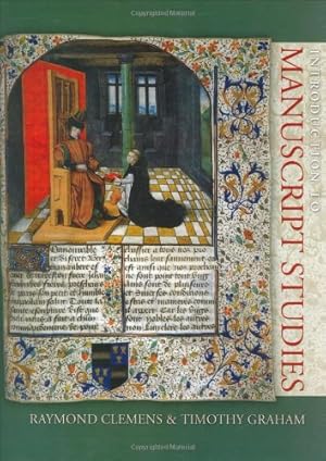 Seller image for Introduction to Manuscript Studies by Clemens, Raymond, Graham, Timothy [Paperback ] for sale by booksXpress