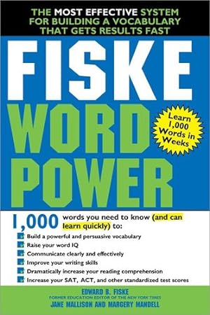 Seller image for Fiske WordPower: The Most Effective System for Building a Vocabulary That Gets Results Fast by Mandell, Margery, Fiske, Edward, Mallison, Jane [Paperback ] for sale by booksXpress
