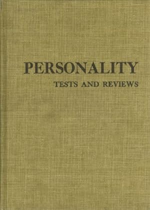 Bild des Verkufers fr Personality Tests and Reviews I (Tests in Print (Buros)) (v. 1) by Buros Center [Hardcover ] zum Verkauf von booksXpress
