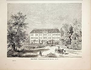 BERLIN, Schloss Köpenick, Ansicht ca. 1870