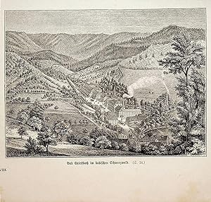 BAD GRIESBACH im Schwarzwald, Ansicht ca. 1870