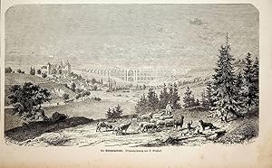 GÖLTZSCHTALBRÜCKE, Vogtlandkreis, Sachsen, Ansicht ca. 1870