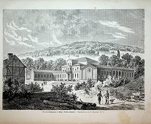 HANN. MÜNDEN, Königlich Preußische Forstakademie Hannoversch Münden, Ansicht ca. 1870