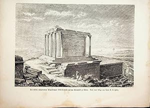 ATHENS, Greece Temple of Athena Nike view ca. 1870, Athen, Tempel der Athena Nike Ansicht ca. 1870