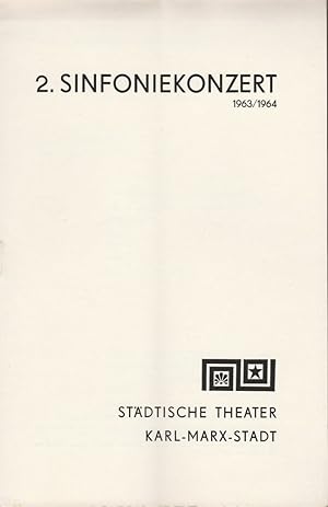 Immagine del venditore per Programmheft 2. Sinfoniekonzert Spielzeit 1963 / 64 venduto da Programmhefte24 Schauspiel und Musiktheater der letzten 150 Jahre