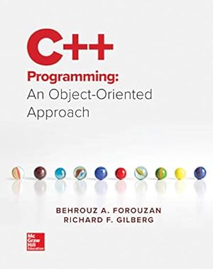 Seller image for Loose Leaf for C++ Programming: An Object-Oriented Approach by Forouzan, Behrouz A., Gilberg computer science:a structured approach using C++, Richard [Loose Leaf ] for sale by booksXpress