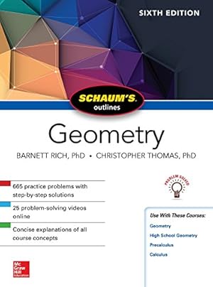 Seller image for Schaum's Outline of Geometry, Sixth Edition (Schaum's Outlines) by Thomas, Christopher, Rich, Barnett [Paperback ] for sale by booksXpress