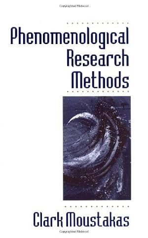Seller image for Phenomenological Research Methods by Moustakas, Clark [Paperback ] for sale by booksXpress