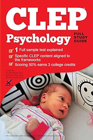 Seller image for CLEP Introductory Psychology 2017 by O'Steen, Kimberley, Cornell, David, Fletcher, John, Wynne, Sharon A [Paperback ] for sale by booksXpress