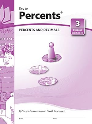Seller image for Key to Percents, Book 3: Percents and Decimals (Student Workbook) by KEY CURRICULUM [Spiral-bound ] for sale by booksXpress