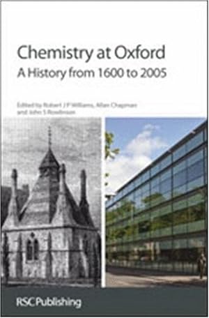 Bild des Verkufers fr Chemistry at Oxford: A History from 1600 to 2005 [Hardcover ] zum Verkauf von booksXpress
