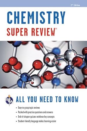 Seller image for Chemistry Super Review (Super Reviews Study Guides) by Editors of REA [Paperback ] for sale by booksXpress
