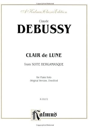 Imagen del vendedor de Debussy / Claire de Lune by Debussy, Claude [Mass Market Paperback ] a la venta por booksXpress