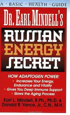 Image du vendeur pour Dr. Earl Mindell's Russian Energy Secret by Mindell Ph.D., Earl, Yance Jr. C.N. M.H., Donald R. [Paperback ] mis en vente par booksXpress