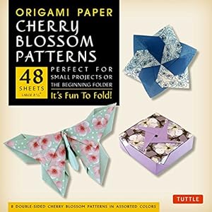 Bild des Verkufers fr Origami Paper- Cherry Blossom Patterns Large 8 1/4" 48 sh: Tuttle Origami Paper: High-Quality Origami Sheets Printed with 8 Different Patterns: Instructions for 5 Projects Included [Loose Leaf ] zum Verkauf von booksXpress