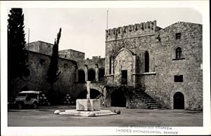 Bild des Verkufers fr Ansichtskarte / Postkarte Insel Rhodos Griechenland, Archaeological Service zum Verkauf von akpool GmbH