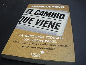 Seller image for El cambio que viene for sale by Vrtigo Libros