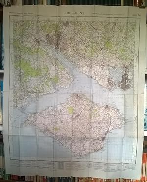 Ordnance Survey of Great Britain The Solent. Sheet 180. New popular one-inch map (with National G...