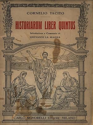 Bild des Verkufers fr Historiarum liber quintus zum Verkauf von Librodifaccia