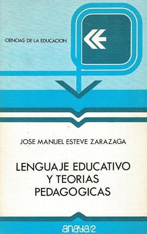 Seller image for Lenguaje educativo y teoras pedaggicas for sale by Librera Dilogo