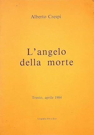 Seller image for L'angelo della morte. for sale by Studio Bibliografico Adige