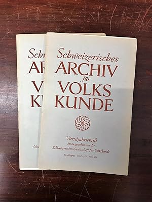 Bild des Verkufers fr Schweizerisches Archiv fr Volkskunde. Vierteljahresschrift. 60. Jahrgang 1964. zum Verkauf von Antiquariat Seibold