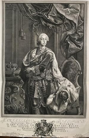 "Maximiliano Josepho Electori Duci Bavariae" - (D. Imp. Caroli VII. Bavari Filio, D. Imp. Iosephi...