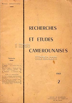 Recherches et etudes Camerounaises