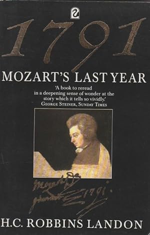 Imagen del vendedor de 1791: Mozart's Last Year a la venta por The Glass Key