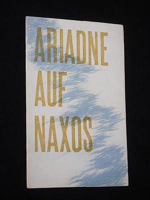 Seller image for Programmheft Deutsche Staatsoper Berlin 1972/73. ARIADNE AUF NAXOS von Hofmannsthal, R. Strau (Musik). Musikal. Ltg.: Arthur Apelt, Insz.: Erhard Fischer, Bhnenbild/ Kostme: Wilfried Werz. Mit Ludmila Dvorakova (Ariadne), Martin Ritzmann, Hildegard Bondzio, Edda Schaller, Karin Eickstaedt, Isabella Nawe, Horst Lunow, Joachim Arndt, Peter Olesch, Harald Neukirch for sale by Fast alles Theater! Antiquariat fr die darstellenden Knste