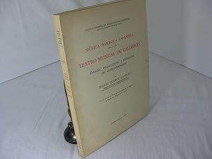 Seller image for TEATRO MUSICAL DE CALDERON; Musica Barroca Espanola, Volumen VI.; CSIC / Instituto Espanol de Musicologia for sale by Frey Fine Books