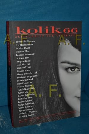 Seller image for KOLIK 66. Zeitschrift fr Literatur. Heft 66 (Juni 2015) for sale by Antiquarische Fundgrube e.U.