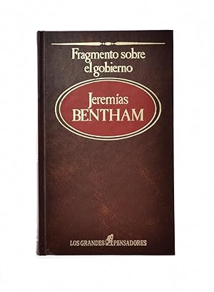 Seller image for FRAGMENTO SOBRE EL GOBIERNO for sale by Librera Monogatari