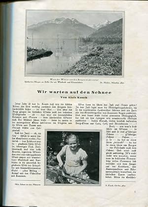 Der Winter - Illustrierte Zeitschrift fürn den Wintersport, XXV. Jahrgang 1931/32. Amtliches Blat...