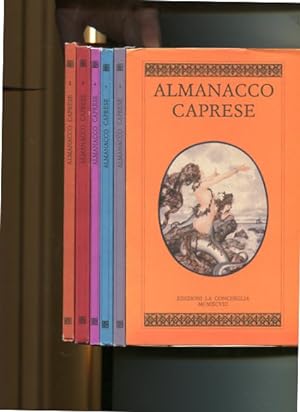 Seller image for Almanacco Caprese - 6 books, the Years 1990, 1992, 1993, 1994, 1995 and 1998. for sale by Antiquariat Buchseite