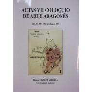 ACTAS VII COLOQUIO DE ARTE ARAGONES: Jaca 17, 18 Y 19 de octubre de 1991