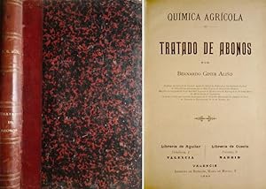 Imagen del vendedor de Tratado de Abonos. Qumica Agrcola. a la venta por Hesperia Libros