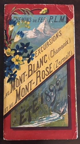 Imagen del vendedor de Excursions au Mont Blanc (Chamonix) et au Mont-Rose (Zermatt). a la venta por Libreria Antiquaria Pregliasco