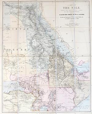 A Map of the Nile, from the equatorial lakes to the Mediterranean, embracing the eastern Sudan (K...