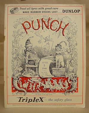 Image du vendeur pour Punch - Or The London Charivari : Volume CCVI, N 5383 - April 5 1944 mis en vente par Eastleach Books