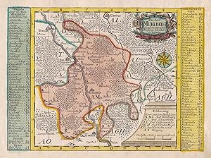 Bild des Verkufers fr Das Amt Mhlberg." // Mhlberg/Elbe Bad Liebenwerda Strehla Belgern Torgau Uebigau Cavertitz map carte zum Verkauf von Antiquariat Steffen Vlkel GmbH